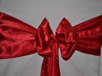 Satin Chair Cover Sash